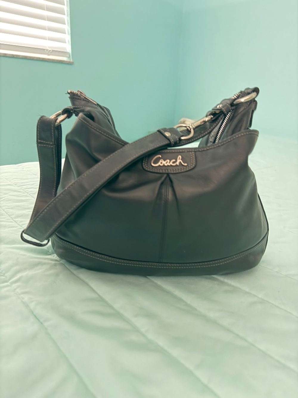 Coach black shoulder bag / handbag